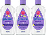 Johnsons Baby Bebek Yağı 300ML Bedtime (Uyku Rutini) (3 Lü Set)