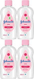 Johnsons Baby Bebek Yağı 200ML Nemlendirici (Pembe) (4 Lü Set)