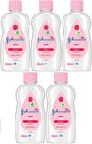 Johnsons Baby Bebek Yağı 200ML Nemlendirici (Pembe) (5 Li Set)