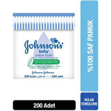Johnsons Baby Kulak Temizleme Çubuğu 100 Adet + 200 Adet Toplam 600 Adet (Karma Set)