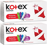 Kotex Tampon Süper 32 Li Set (2PK*16)