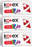 Kotex Tampon Süper 48 Li Set (3PK*16)