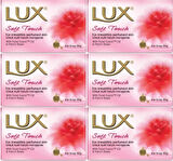 Lux Sabun 80GR Soft Touch (Yumuşak Dokunuş) (6 Lı Set)