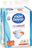 Mavi Beyaz Ped Emici Külot Hasta Bezi XL Ekstra Büyük 240 Adet
