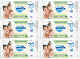 Molfix Islak Havlu Mendil İzotonik Ferah Temizlik 6 Lı set 60 Yaprak Plastik Kapaklı