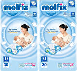 Molfix Bebek Bezi Ekonomik Beden:0 (0-3KG) Prematüre 60 Adet