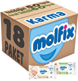 Molfix Islak Havlu Mendil İzotonik Karma 18 Li Set (Yeni Doğan-Ferah Temizlik)