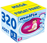 Molfix Külot Bebek Bezi Beden:3 (6-11KG) Midi 320 Adet Mega Fırsat Pk