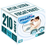 Molfix Premium Bebek Bezi Beden:2 (3-6KG) Mini 210 Adet Aylık Ultra Fırsat Pk