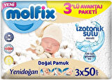 Molfix Bebek Bezi Beden:2 (3-6Kg) Mini 240 Adet Aylık Fırsat Pk + 6 Adet Islak Mendil