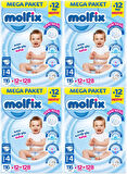 Molfix Bebek Bezi Beden:4 (7-14KG) Maxi 512 Adet Mega Avantaj Fırsat Pk