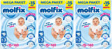 Molfix Bebek Bezi Beden:3 (4-9KG) Midi 420 Adet Mega Aylık Fırsat Pk
