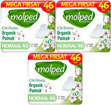 Molped Pure&Soft Hijyenik Ped Normal 138 (3PK*46) Adet Mega Pk