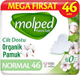 Molped Pure&Soft Hijyenik Ped Normal 138 (3PK*46) Adet Mega Pk