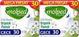 Molped Pure&Soft Hijyenik Ped Gece 60 (2PK*30) Adet Mega Pk