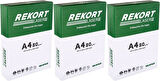 Mopak Rekort A4 80GR/M2 Fotokopi Kağıdı 1500 Adet (3PK*500)