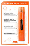 Morfose Saç Spreyi 400ML Ultra Sert (Turuncu) (5 Li Set)
