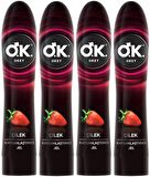 Okey Kayganlaştırıcı Jel 100ML Çilekli (4 Lü Set)