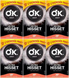 Okey Prezervatif 120 Adet Ultra Hisset Ekonomik Pk (6PK*20)