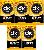 Okey Prezervatif 100 Adet Hisset Ekonomik Pk (5PK*20)