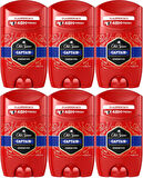 Old Spice Captain Stick Roll-On Men/Erkek Deodorant 50ML (6 Lı Set)