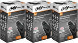Only Evo Beyond Glove Nitril Siyah Pudrasız Muayene Eldiveni 300 Lü Set M - Medium - Orta (3PK*100)