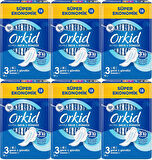 Orkid Hijyenik Ped Ultra Extra Koruma Gece&Gündüz 108 Adet Süper Ekonomik Pk (6PK*18)