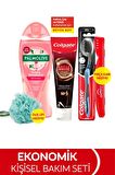 Palmolive & Colgate Avantaj PK (Diş Macunu 125ML+Diş Fırçası+Saklama Kabı+Duş Jeli 750ML+Banyo Lifi)