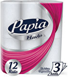 Papia kağıt Havlu 24 Lü Set (3 Katlı) (2PK*12)