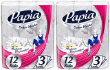 Papia Kağıt Havlu Decor (Modanon Başkentleri Desenli) 24 Lü Set (2PK*12)