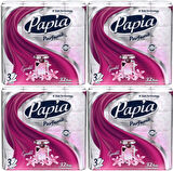 Papia Tuvalet Kağıdı (3 Katlı) 128 Li Pk (4PK*32) Egzotik Parfümlü