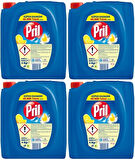 Pril Sıvı Bulaşık Deterjanı 16LT Limon (1 Koli)