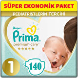 Prima Premium Care Bebek Bezi Beden:1 (2-5Kg) Yeni Doğan 210 Adet Ekonomik Fırsat Pk