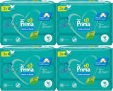 Prima Islak Havlu Mendil Temiz ve Ferah (Bitki Bazlı) 12 Li Set (4PK*3) 624 Yaprak