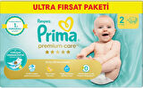 Prima Premium Care Bebek Bezi Beden:2 (4-8KG) Mini 336 Adet Aylık Ultra Fırsat Pk