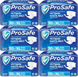 Prosafe Hasta Bezi Yetişkin Bel Bantlı Tekstil Yüzey XL-Extra Large Boy 180 Adet (6PK*30)