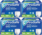 Prosafe Emici Külot Hasta Bezi M - Orta - Medium 56 Adet (4PK*14)