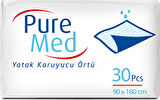 Puremed Hasta Yatak Koruyucu 90*180CM 180 Adet (6PK*30)