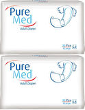 Puremed Hasta Bezi Bel Bantlı Tekstil Yüzey XL Extra Large 60 Adet (2PK*30)