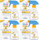 Sebamed Sun Care Bebek Güneş Losyonu Kremi Sprey 50+ Faktör 200ML (Hassas Ciltler İçin) (4 Lü Set)