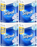Selpak Kağıt Havlu (3 Katlı) Dev Rulo (4 Lü Set)