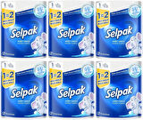 Selpak Kağıt Havlu (3 Katlı) Dev Rulo (6 Lı Set)