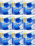 Selpak Kağıt Havlu (3 Katlı) Dev Rulo (9 Lu Set)