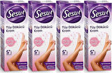 Sesu Tüy Dökücü Krem 40ML Hassas Ciltler (4 Lü Set)