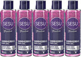 Sesu Simli Cilt Bakım Yağı 150ML (Shımmering Body Oıl) (5 Li Set)