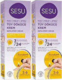 Sesu Tüy Dökücü Krem 100ML Normal Ciltler (2 Li Set)