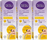 Sesu Tüy Dökücü Krem 100ML Normal Ciltler (3 Lü Set)