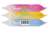 Sleepy Islak Havlu Cep Mendil 15 Yaprak (9 Lu Set) Rose/Garden (3PK*3) 135 Yaprak