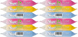 Sleepy Islak Havlu Cep Mendil 15 Yaprak (12 Li Set) Rose/Garden (4PK*3) 180 Yaprak