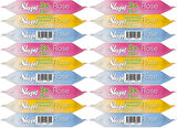 Sleepy Islak Havlu Cep Mendil 15 Yaprak (18 Li Set) Travel Pk Rose/Garden (6PK*3) 270 Yaprak